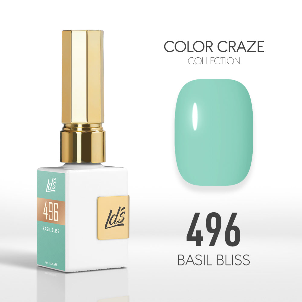 LDS Color Craze Gel Nail Polish - 496 Basil Bliss - 0.5oz