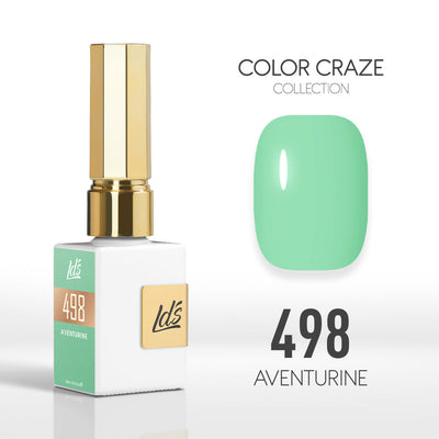 LDS Color Craze Gel Nail Polish - 498 Aventurine - 0.5oz