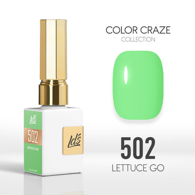 LDS Color Craze Gel Nail Polish - 502 Lettuce Go - 0.5oz