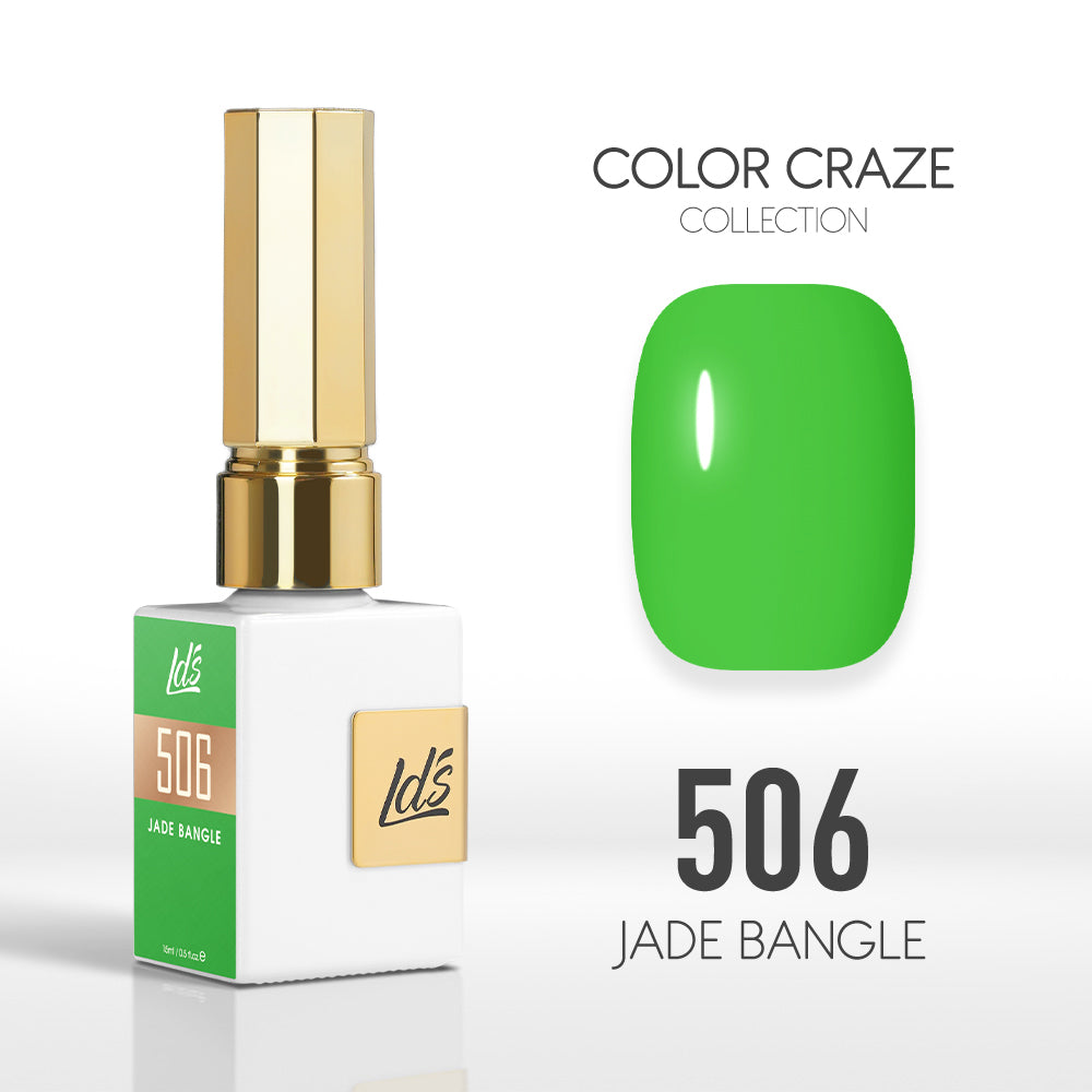 LDS Color Craze Gel Nail Polish - 506 Jade Bangle - 0.5oz