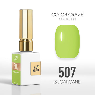 LDS Color Craze Gel Nail Polish - 507 Sugarcane - 0.5oz