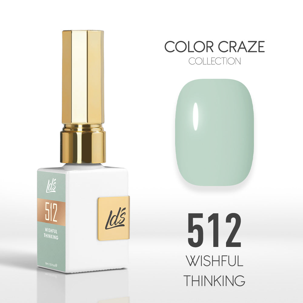 LDS Color Craze Gel Nail Polish - 512 Wishful Thinking - 0.5oz