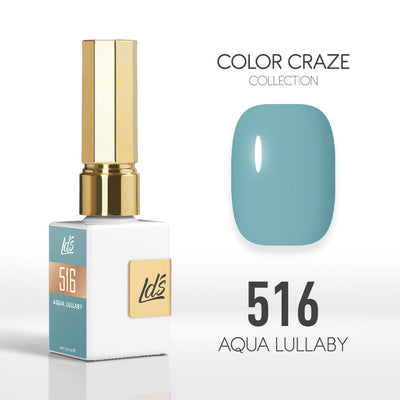 LDS Color Craze Gel Nail Polish - 516 Aqua Lullaby - 0.5oz