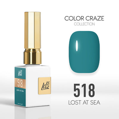 LDS Color Craze Gel Nail Polish - 518 Lost at Sea - 0.5oz