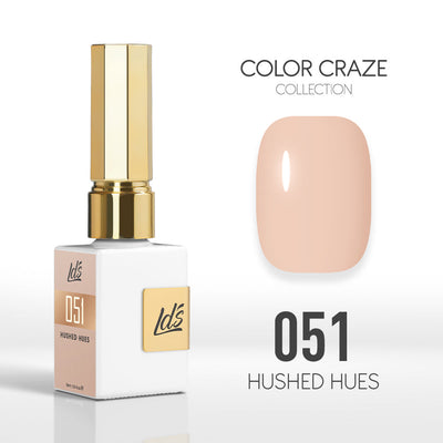 LDS Color Craze Gel Nail Polish - 051 Hushed Hues - 0.5oz