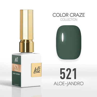 LDS Color Craze Gel Nail Polish - 521 Aloe-jandro - 0.5oz