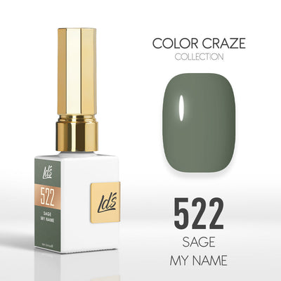 LDS Color Craze Gel Nail Polish - 522 Sage my Name - 0.5oz