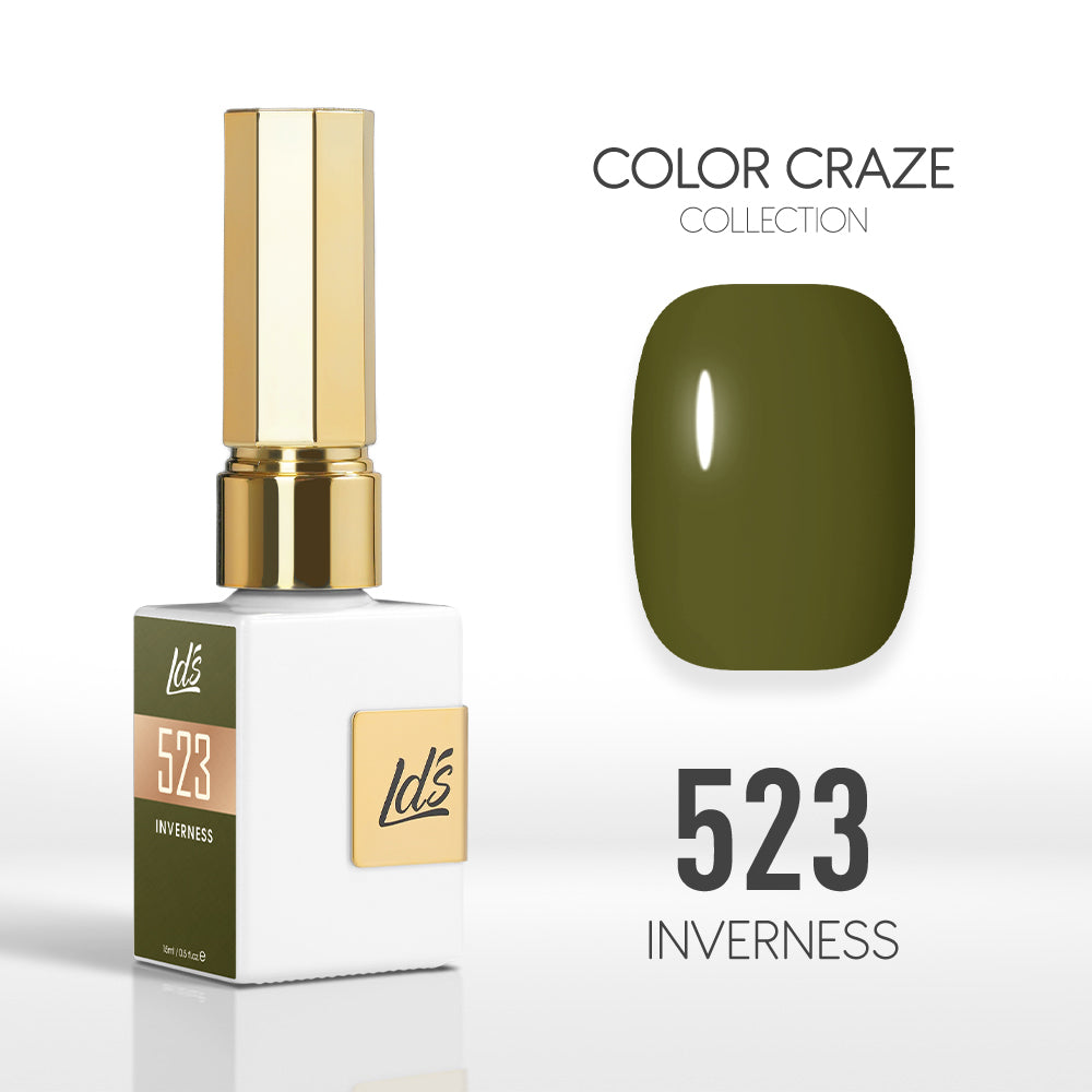 LDS Color Craze Gel Nail Polish - 523 Inverness - 0.5oz