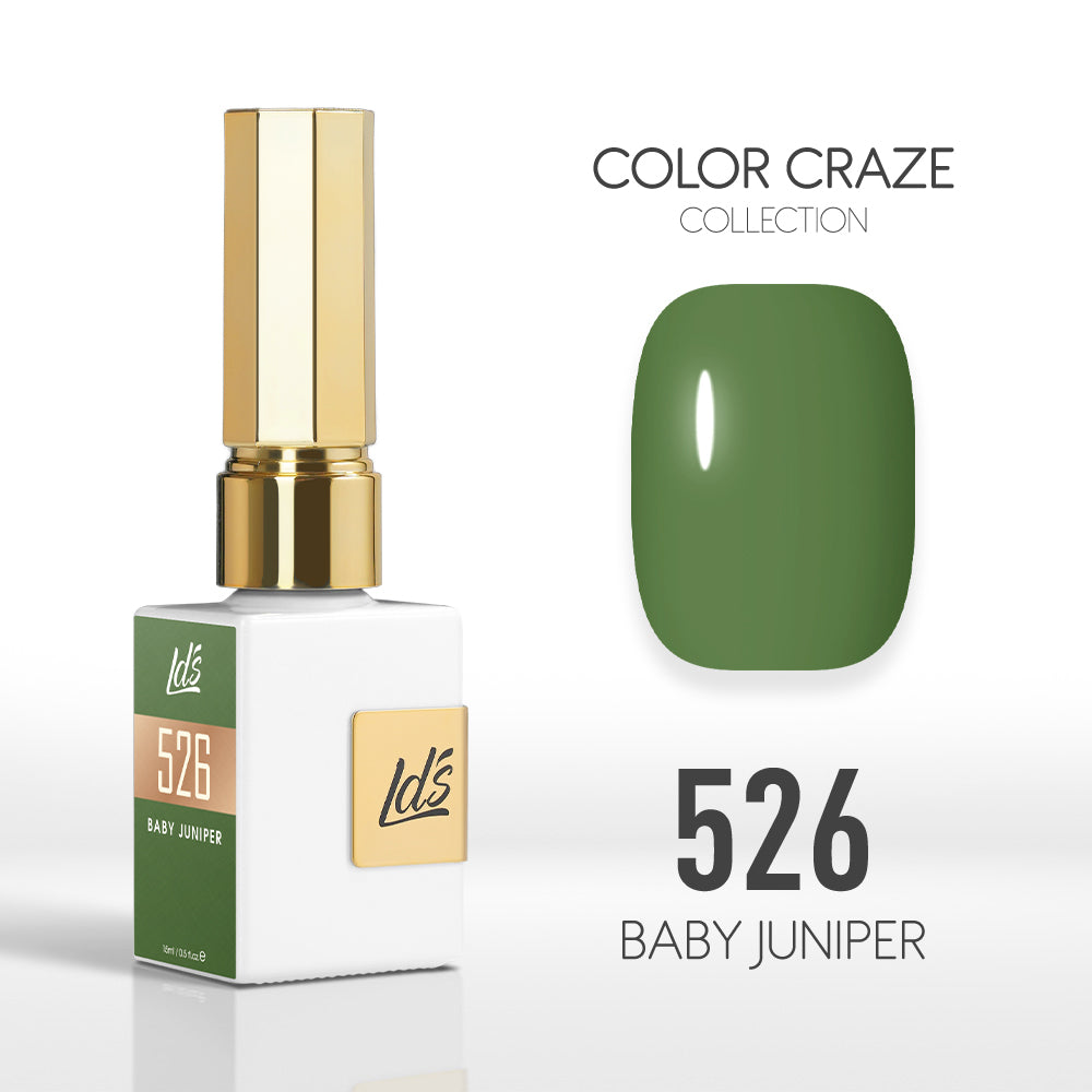 LDS Color Craze Gel Nail Polish - 526 Baby Juniper - 0.5oz