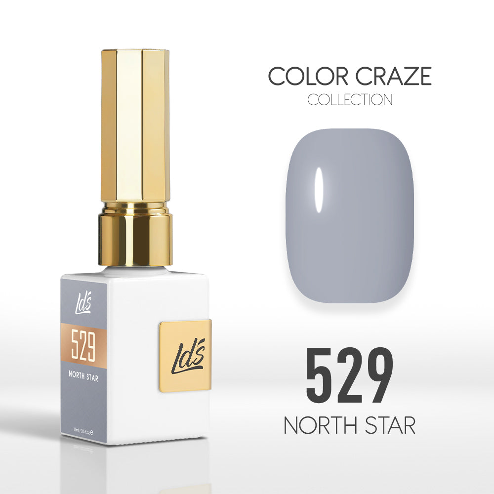 LDS Color Craze Gel Nail Polish - 529 North Star - 0.5oz