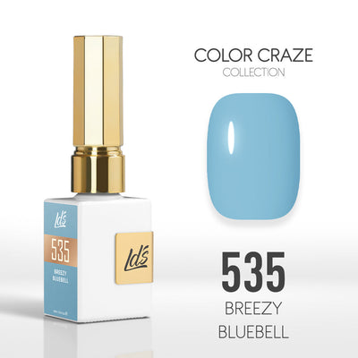 LDS Color Craze Gel Nail Polish - 535 Breezy Bluebell - 0.5oz