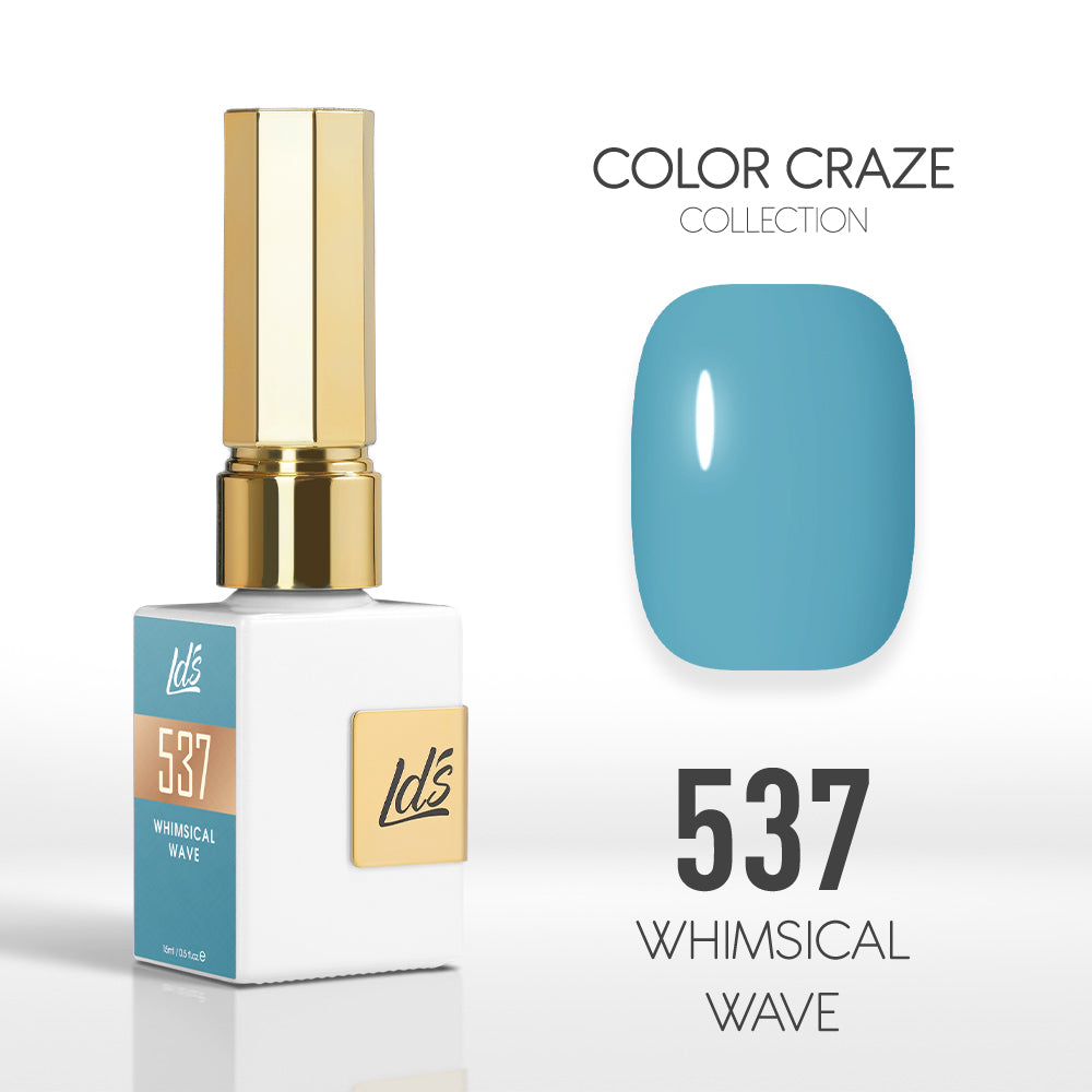 LDS Color Craze Gel Nail Polish - 537 Whimsical Wave - 0.5oz