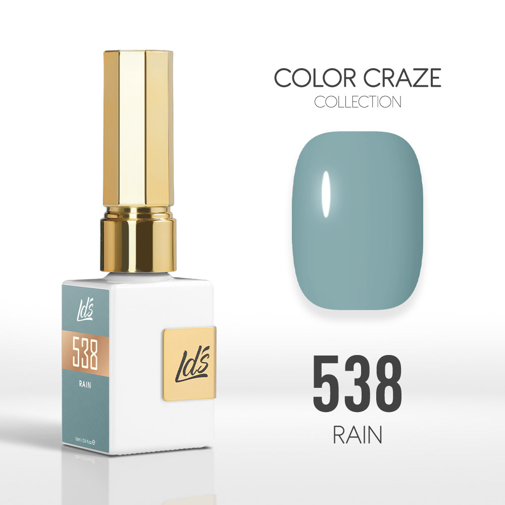 LDS Color Craze Gel Nail Polish - 538 Rain - 0.5oz