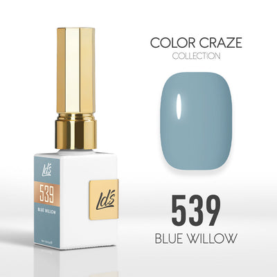 LDS Color Craze Gel Nail Polish - 539 Blue Willow - 0.5oz