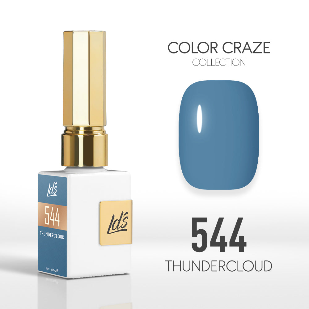 LDS Color Craze Gel Nail Polish - 544 Thundercloud - 0.5oz