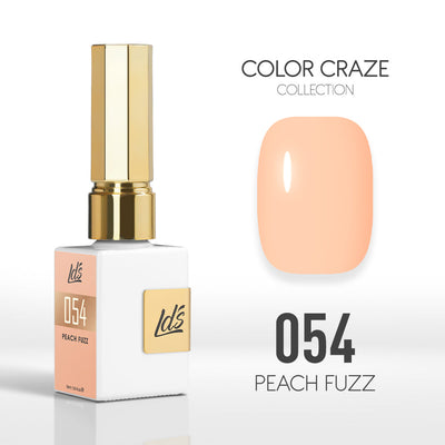 LDS Color Craze Gel Nail Polish - 054 Peach Fuzz - 0.5oz