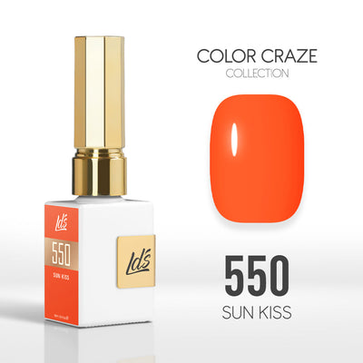 LDS Color Craze Gel Nail Polish - 550 Sun Kiss - 0.5oz