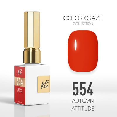 LDS Color Craze Gel Nail Polish - 554 Autumn Attitude - 0.5oz