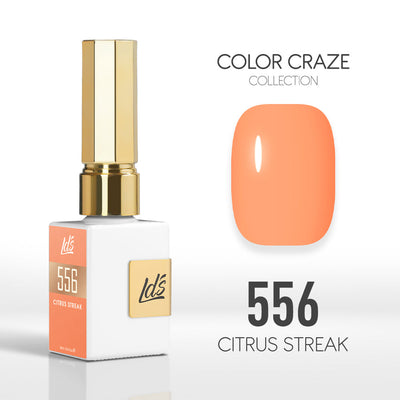 LDS Color Craze Gel Nail Polish - 556 Citrus Streak - 0.5oz