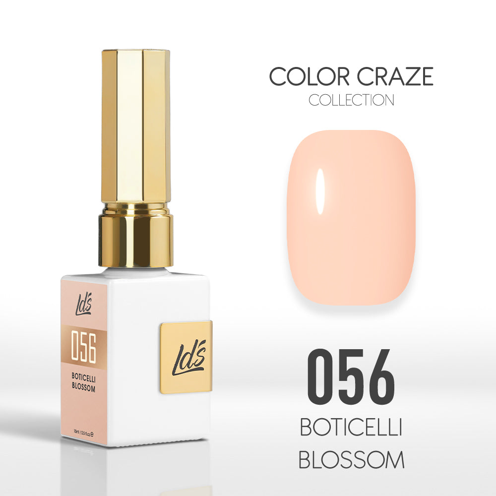 LDS Color Craze Gel Nail Polish - 056 Boticelli Blossom - 0.5oz