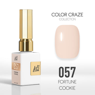 LDS Color Craze Gel Nail Polish - 057 Fortune Cookie - 0.5oz