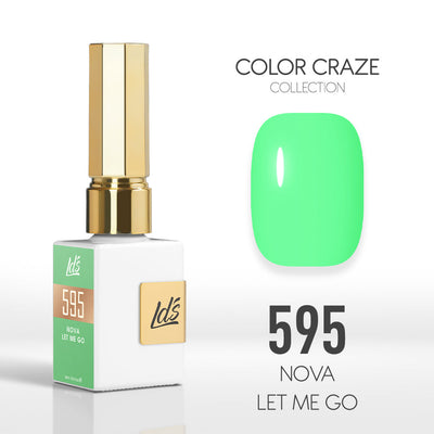 LDS Color Craze Gel Nail Polish -  595 Nova Let Me Go - 0.5oz