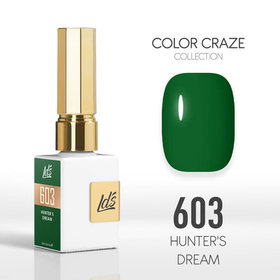 LDS Color Craze Gel Nail Polish - 603 Hunter's Dream - 0.5oz