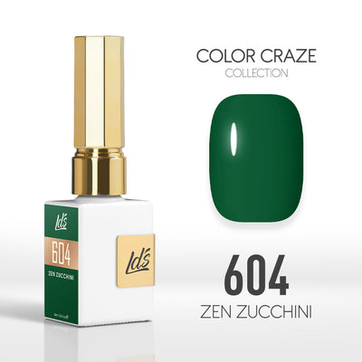 LDS Color Craze Gel Nail Polish - 604 Zen Zucchini - 0.5oz