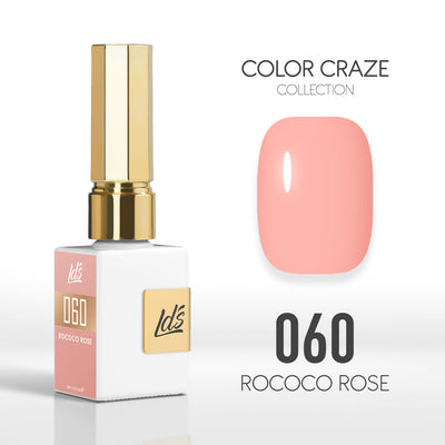 LDS Color Craze Gel Nail Polish - 060 Rococo Rose - 0.5oz