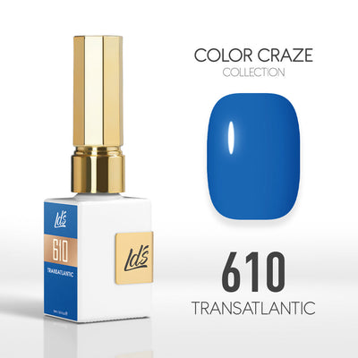 LDS Color Craze Gel Nail Polish - 610 Transatlantic - 0.5oz