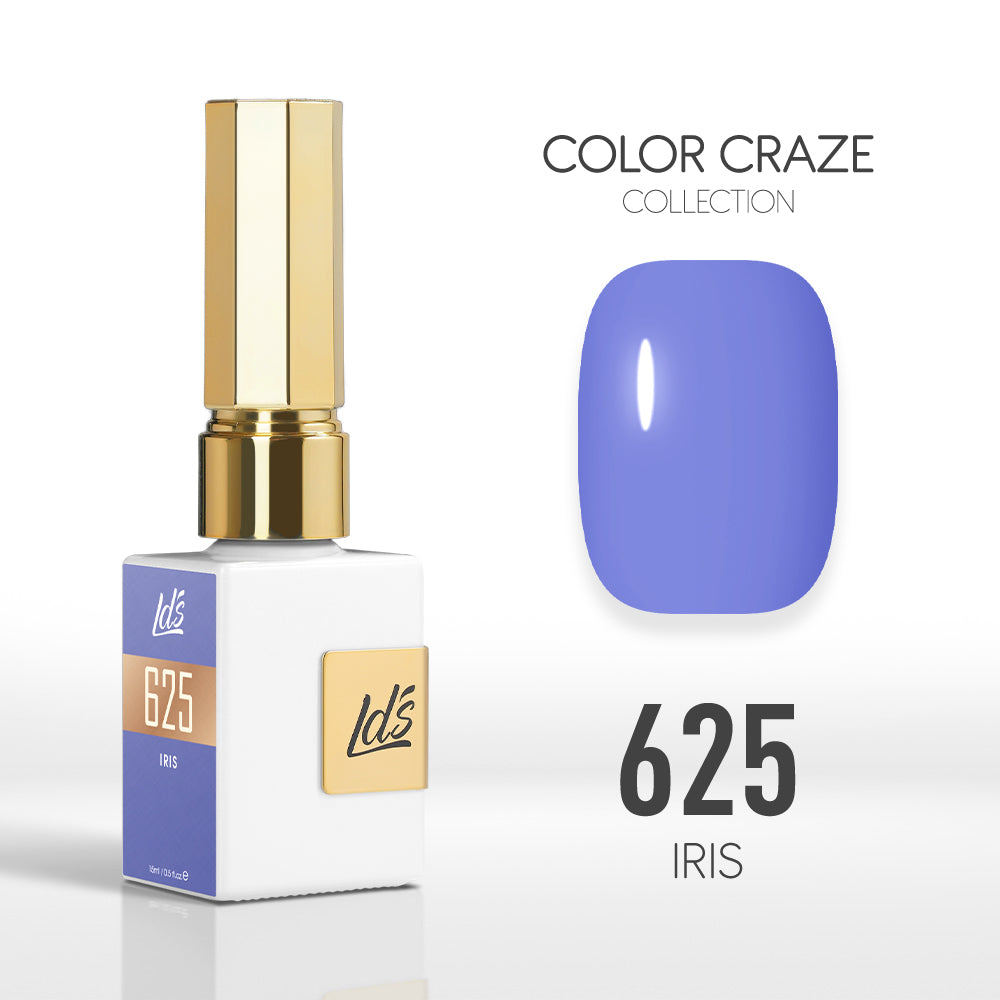 LDS Color Craze Gel Nail Polish - 625 Iris - 0.5oz