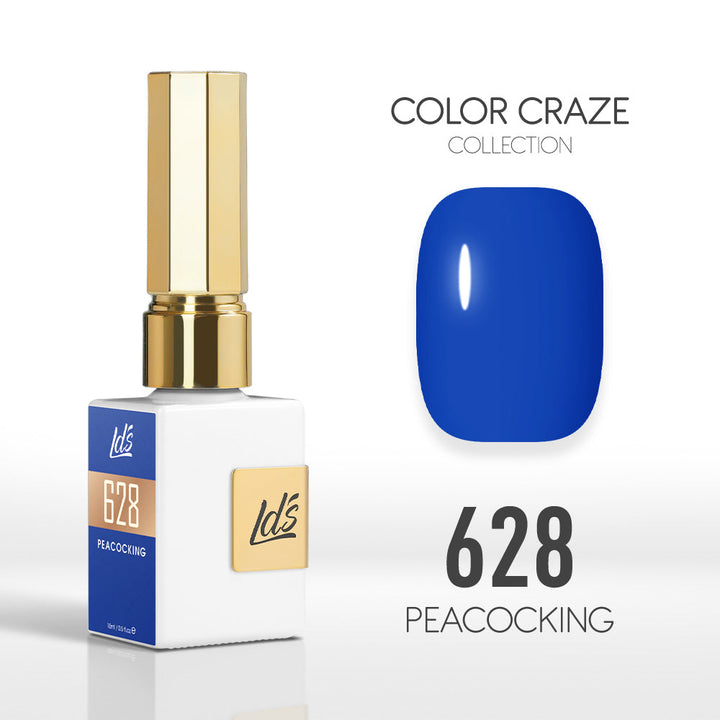 LDS Color Craze Gel Nail Polish - 628 Peacocking - 0.5oz
