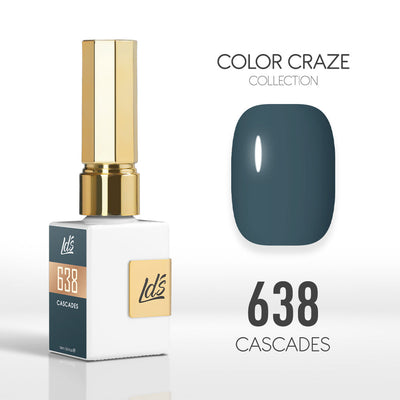 LDS Color Craze Gel Nail Polish - 638 Cascades - 0.5oz