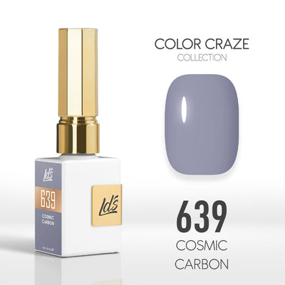 LDS Color Craze Gel Nail Polish - 639 Cosmic Carbon - 0.5oz