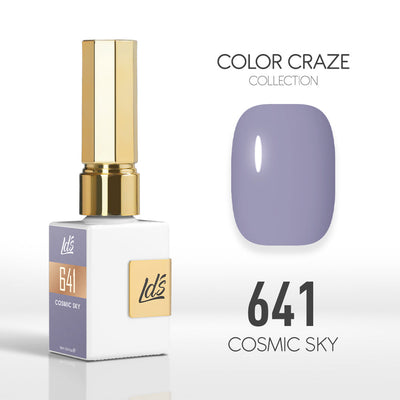 LDS Color Craze Gel Nail Polish - 641 Cosmic Sky - 0.5oz