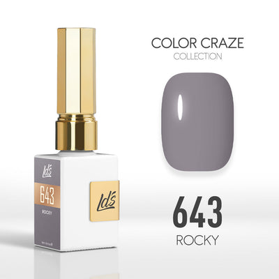 LDS Color Craze Gel Nail Polish - 643 Rocky - 0.5oz