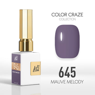 LDS Color Craze Gel Nail Polish - 645 Mauve Melody - 0.5oz