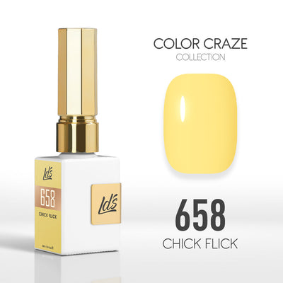 LDS Color Craze Gel Nail Polish - 658 Chick Flick - 0.5oz