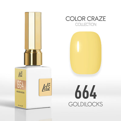 LDS Color Craze Gel Nail Polish - 664 Goldilocks - 0.5oz