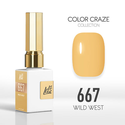 LDS Color Craze Gel Nail Polish - 667 Wild West - 0.5oz