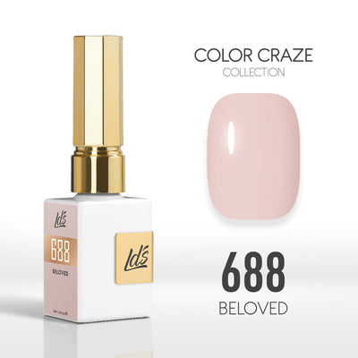 LDS Color Craze Gel Nail Polish - 688 Beloved - 0.5oz