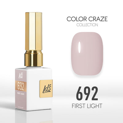 LDS Color Craze Gel Nail Polish - 692 First Light - 0.5oz