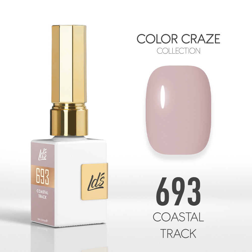 LDS Color Craze Gel Nail Polish - 693 Coastal Track - 0.5oz