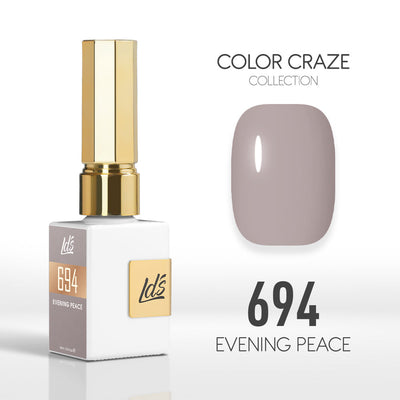 LDS Color Craze Gel Nail Polish - 694 Evening Peace - 0.5oz