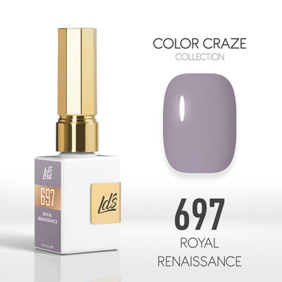 LDS Color Craze Gel Nail Polish - 697 Royal Renaissance - 0.5oz