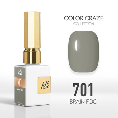 LDS Color Craze Gel Nail Polish - 701 Brain Fog - 0.5oz