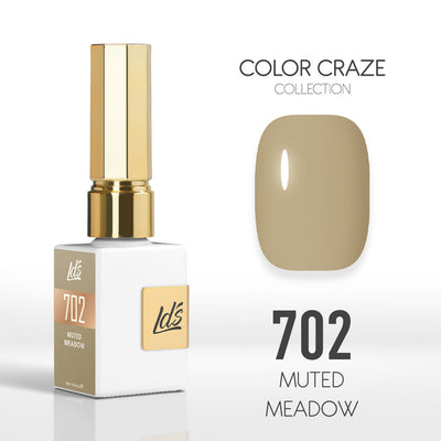 LDS Color Craze Gel Nail Polish - 702 Muted Meadow - 0.5oz