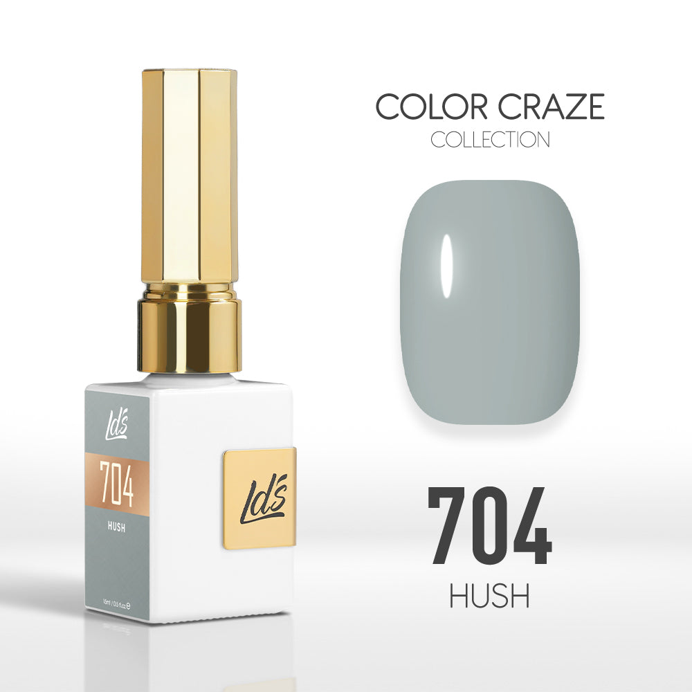 LDS Color Craze Gel Nail Polish - 704 Hush - 0.5oz