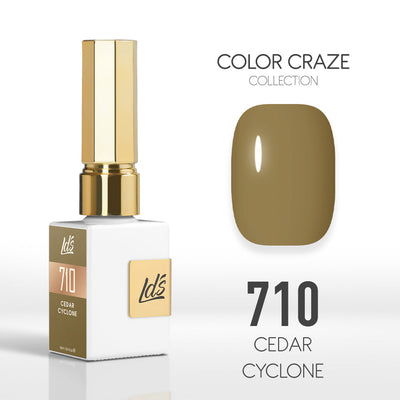 LDS Color Craze Gel Nail Polish - 710 Cedar Cyclone - 0.5oz