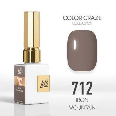 LDS Color Craze Gel Nail Polish - 712 Iron Mountain - 0.5oz